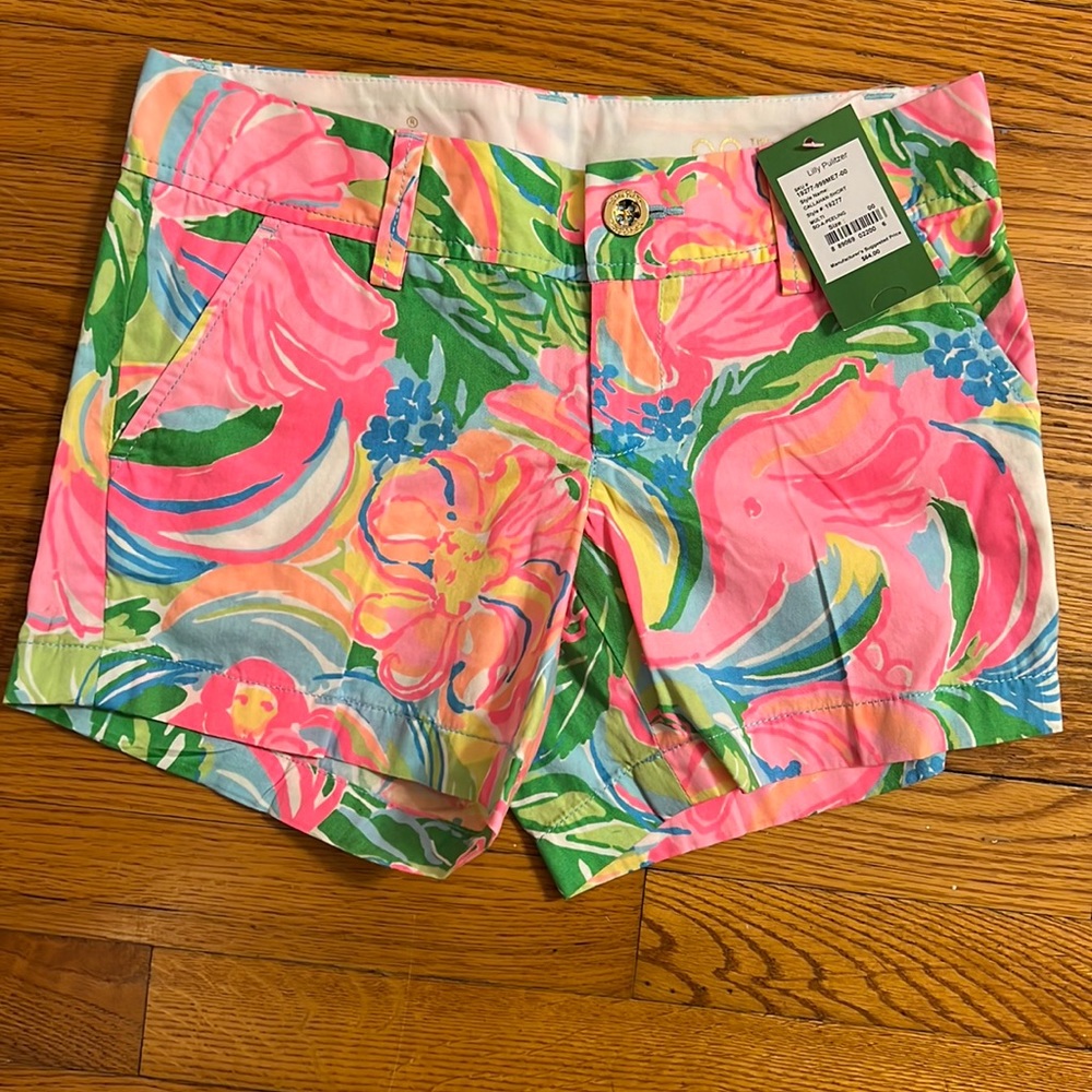 Lilly Pulitzer Size 00 Callahan Short in So-A-Peeling